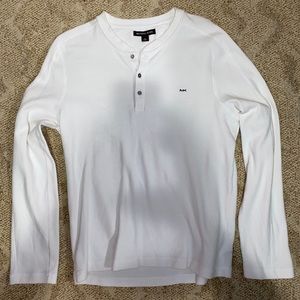 Michael Kors 1/4 button up long sleeve